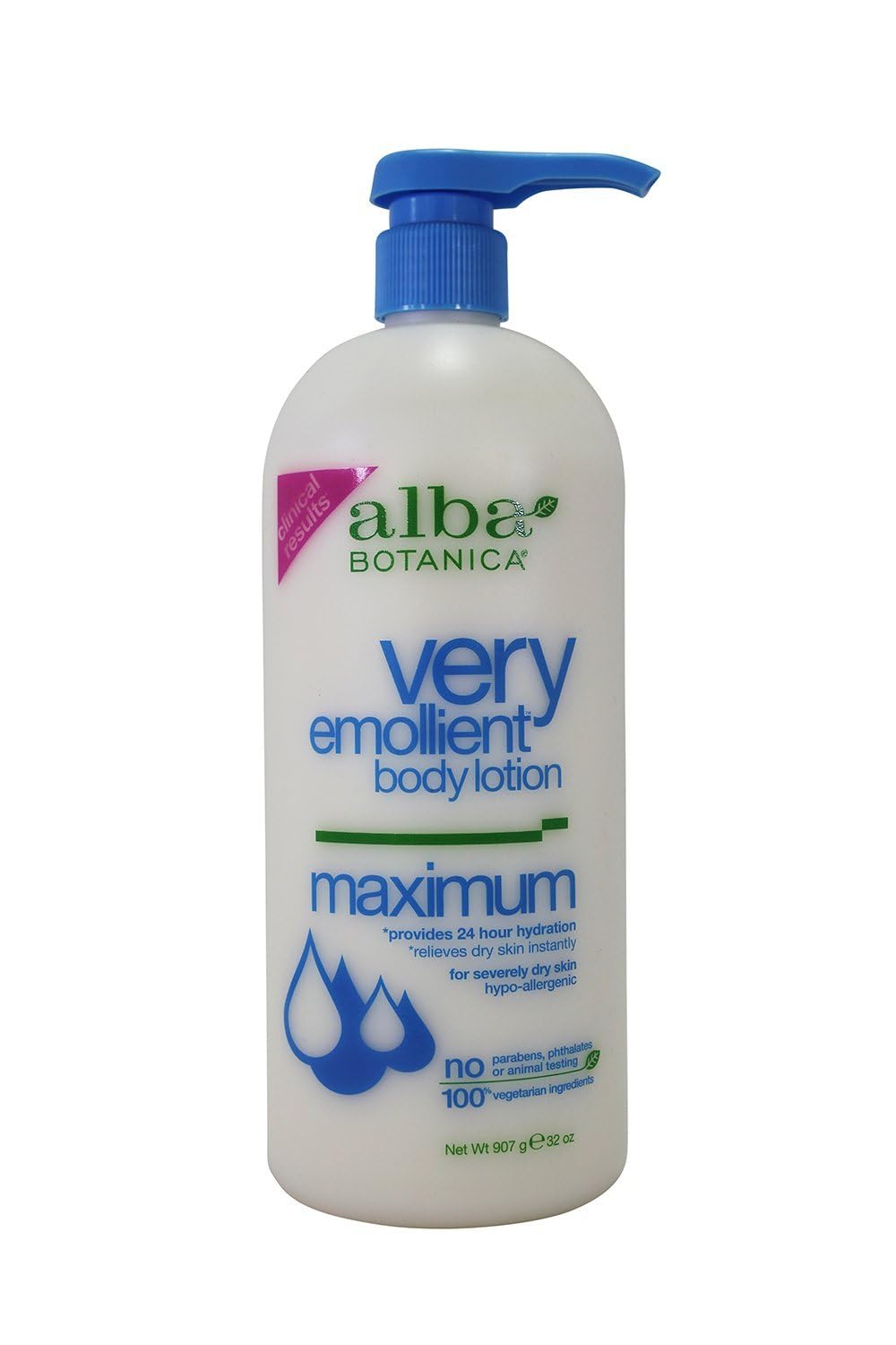 Alba Botanica - Very Emollient Body Lotion - Maximum - 32 oz Alba Botanica