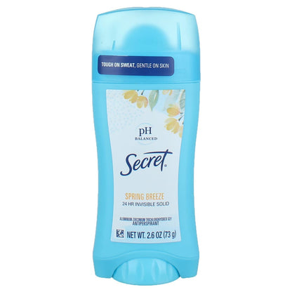 Secret Deodorant Spring Breeze Solid 2.6 Ounce 77ml