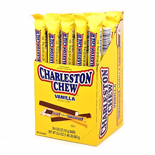 Charleston Chew.65 oz Bars, Vanilla, 36-Count Box Charleston Chew