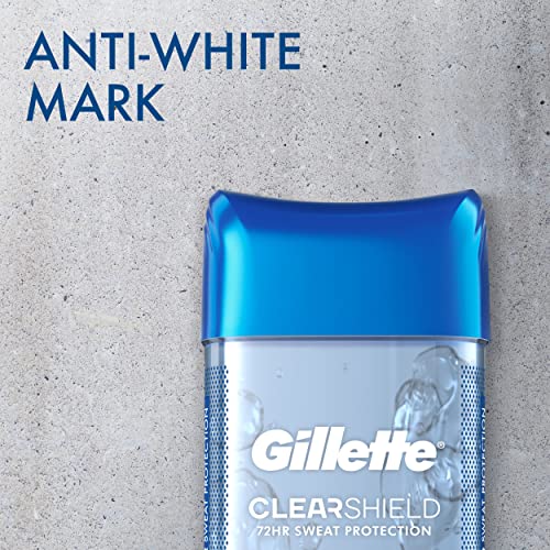 Gillette Anti-perspirant/deodorant Clear Gel (Pack of 6)