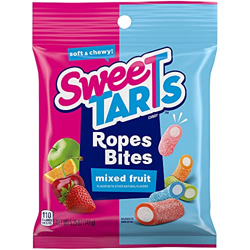 SweeTARTS Ropes Bites, 5.25 oz (Pack of 12) SweeTARTS