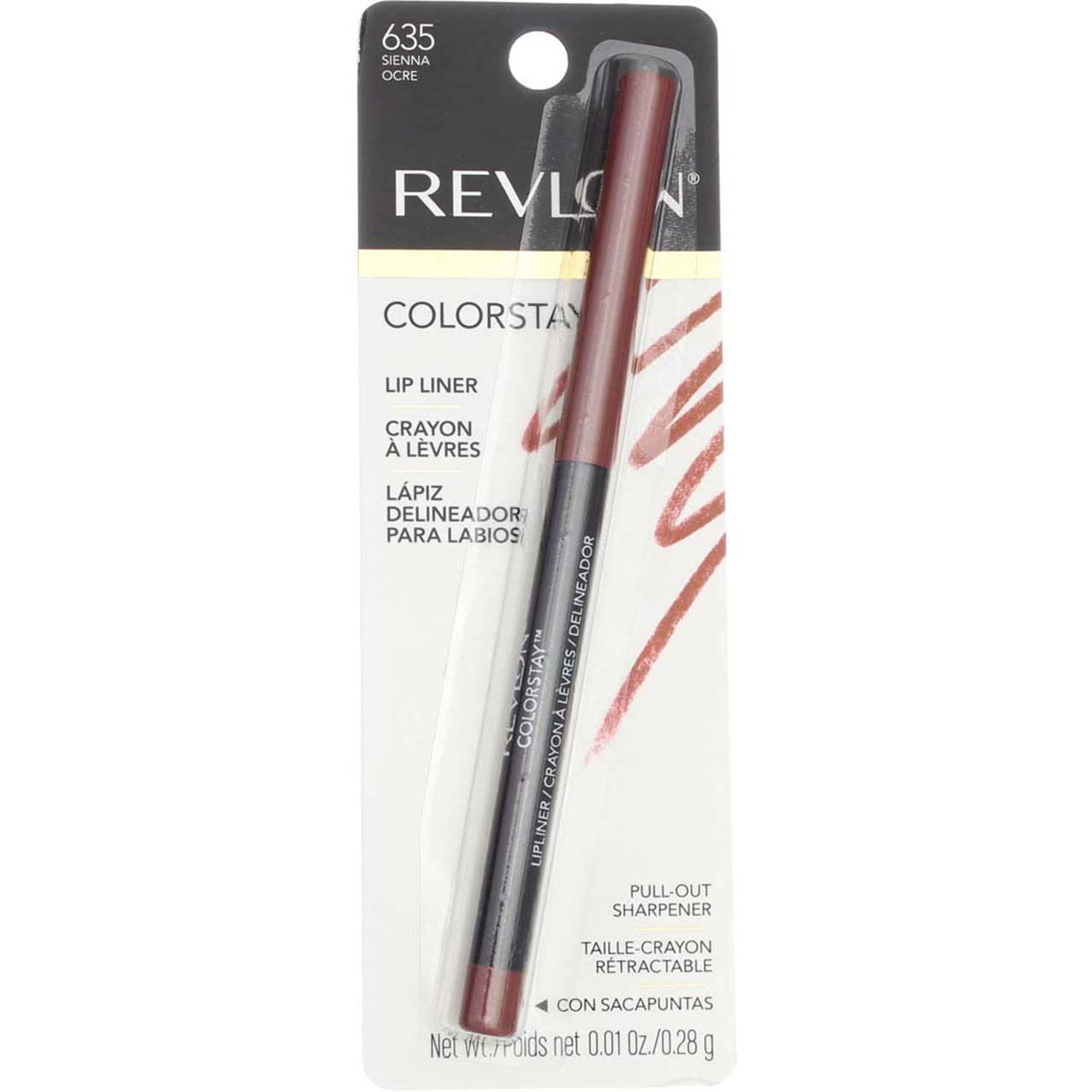 Revlon ColorStay Lipliner with SoftFlex Sienna (Pack of 3)