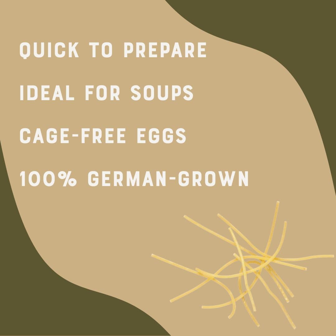 Bechtle Traditional German Egg Noodles Thin Soup Pasta Made with 17.6oz