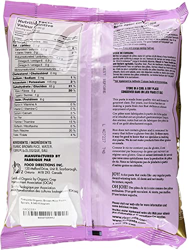 Tinkyada Gluten Free Organic Brown Rice Pasta Spirals 12 Ounce (Pack of 6)