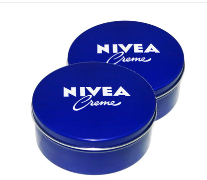 NIVEA Cream Metal Tin 250ml (Pack of 2)