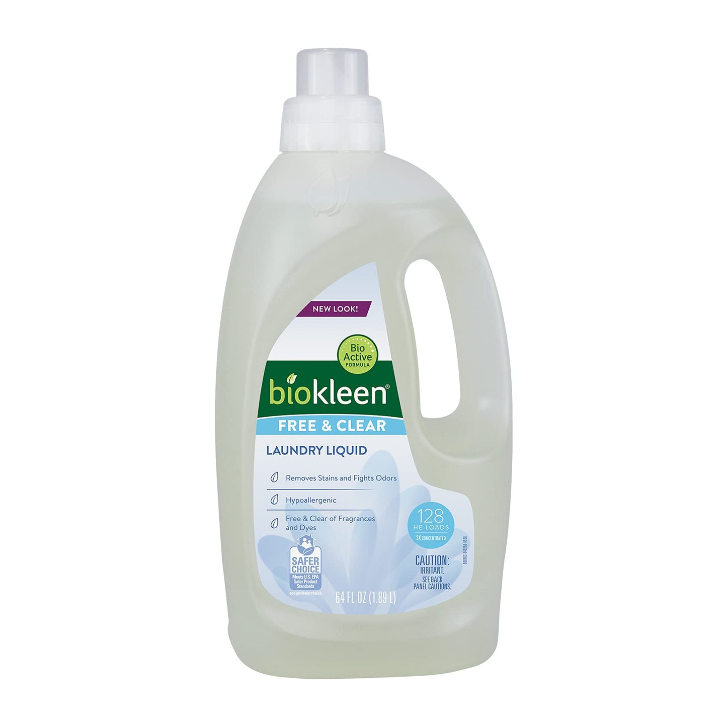 biokleen, Laundry Liquid, Free & Clear, 64 oz biokleen