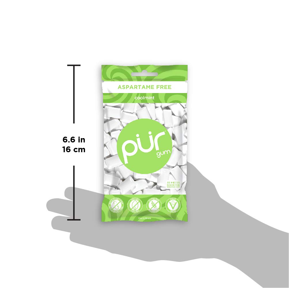 PUR Gum Coolmint Chewing Gum 2.8 oz