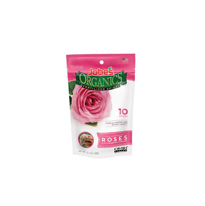 Jobes 04128 Organics Rose Fertilizer Spikes