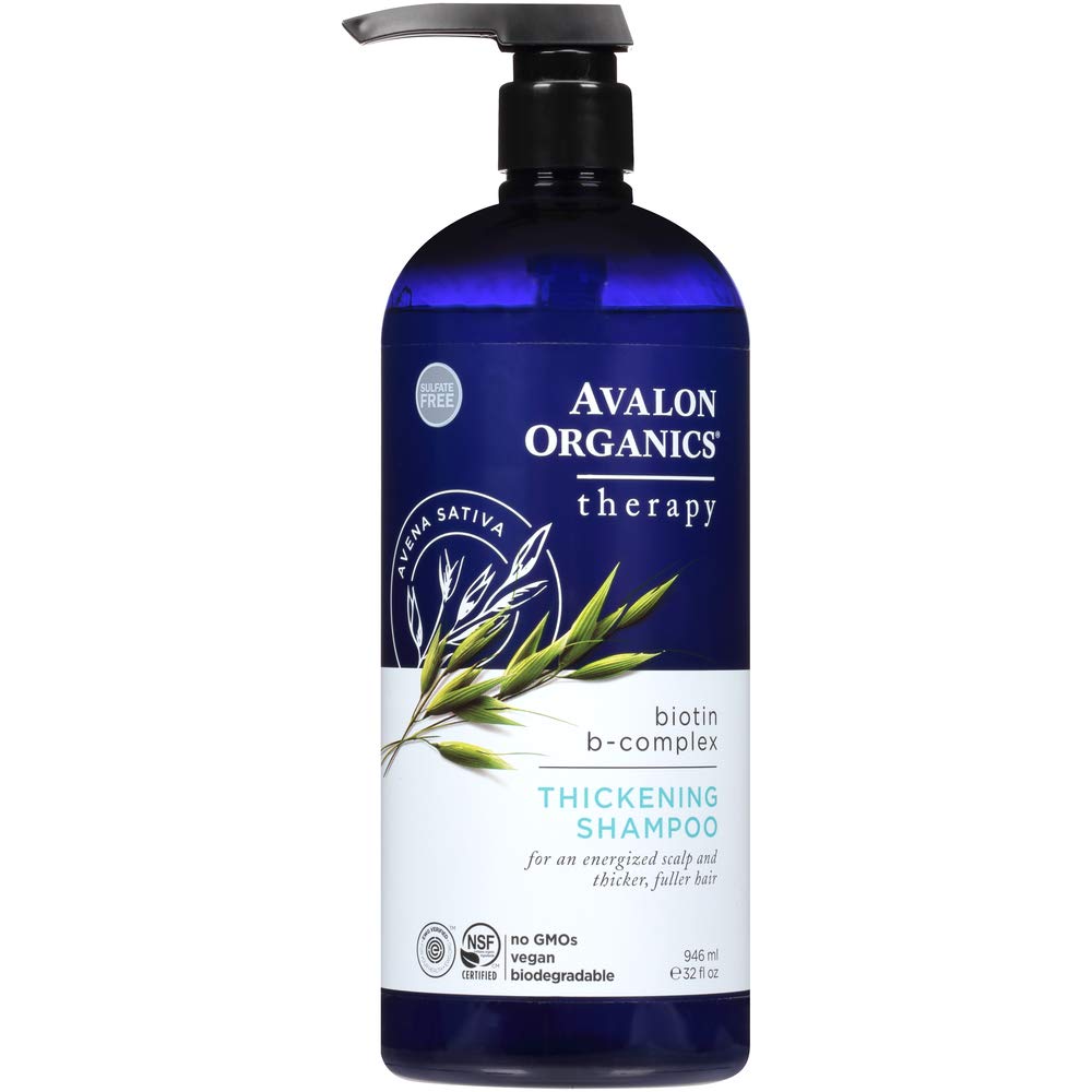 Avalon Organics Therapy Thickening Shampoo Biotin B Complex 32 Ounce