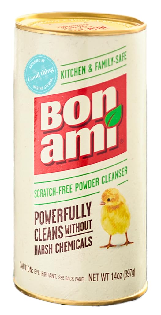 Bon Ami Polishing Cleanser Powder Sold as 14 Ounces (Pack of 5)