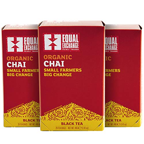 Equal Exchange Organic Chai, 20 Count (Pack of 3) Equal Exchange