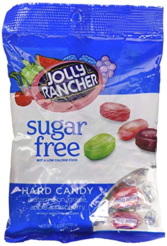 Jolly Rancher Sugar Free Hard Candy Assortment Peg Bag - 3.6 oz - (Pack of 2) Jolly Rancher