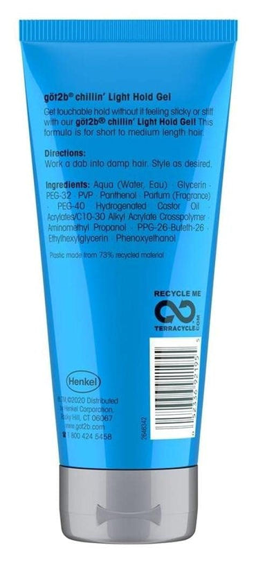 Got2B Chillin Gel Light Hold 6 Ounce (Pack of 2)