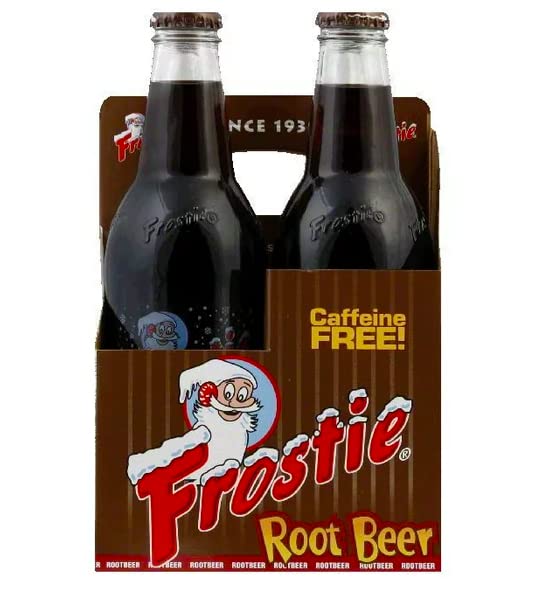 Frostie Soda 12 oz Glass Bottles (Root Beer, 4) Frostie