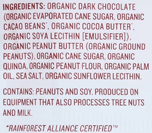 Justin's Organic Dark Chocolate Crispy Peanut Butter Cups 1.32 oz