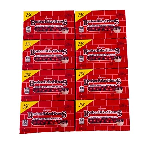 Boston Baked Beans Multipack Candy Coated Peanuts . Boxes 8 oz (Pack of 8)