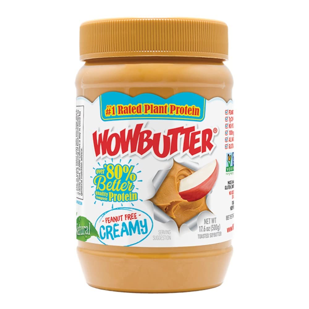WOWBUTTER Creamy Toasted Soy Spread, 500 GR WOWBUTTER