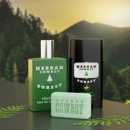Herban Cowboy Forest Deodorant Maximum Protection 2.8 Ounce (Pack of 3)