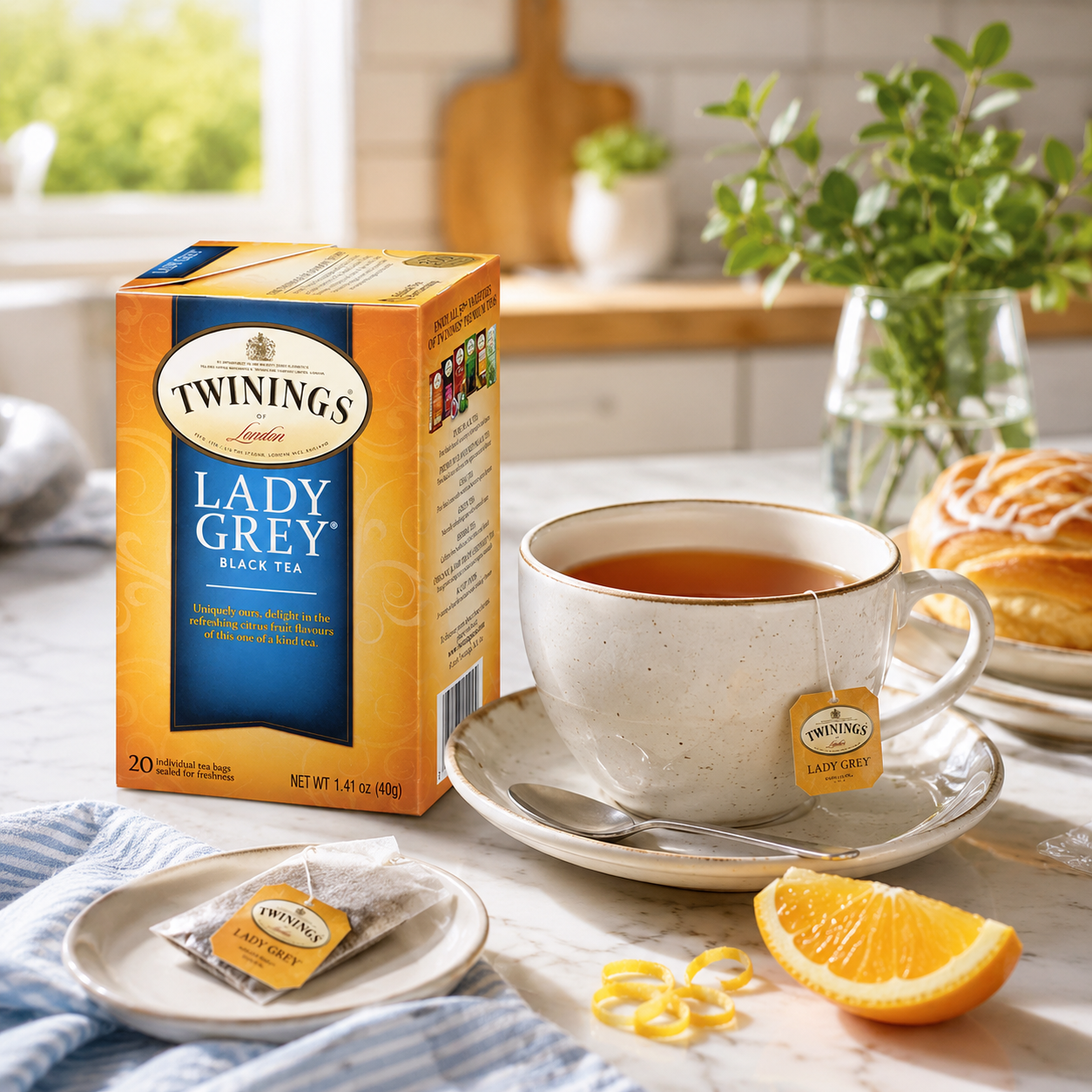 Twinings Lady Grey Black Tea 20 Tea Bags