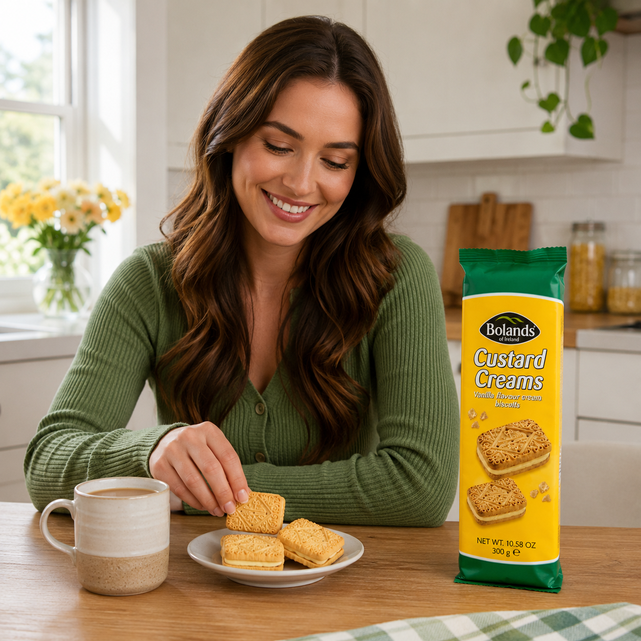 Bolands Custard Creams Cookie Imported from Ireland 10.58 oz