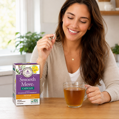 Traditional Medicinals - Smooth Move Senna, 50 Capsules