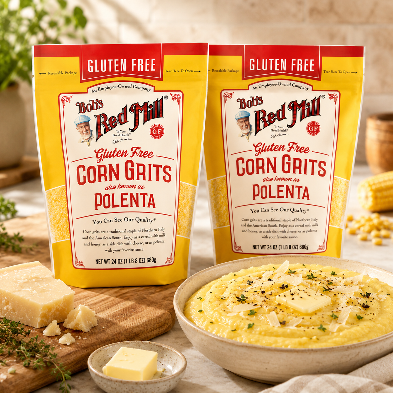 Bob's Red Mill Gluten Free Polenta Corn Grits 24 oz