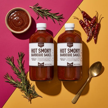 Lillie's Q Hot Smoky Barbecue Sauce, 21 oz (Pack of 2) Lillie's Q