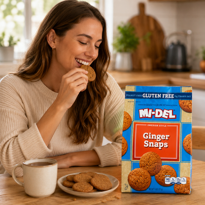 Midel Ginger Snaps, Gluten Free 8 Ounce (Pack of 8)
