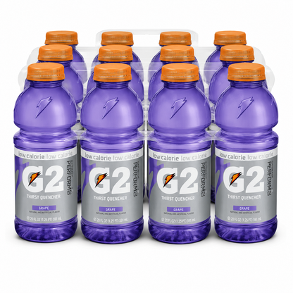 Gatorade G2 Sports Drink Grape Low Calorie 20-oz Bottles