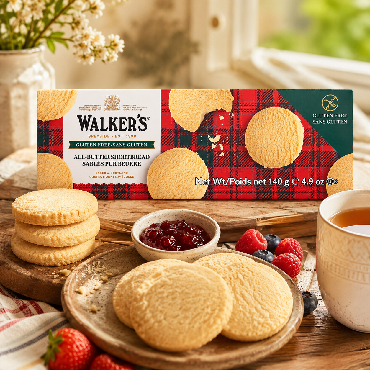 Walkers Gluten-Free Shortbread Rounds
