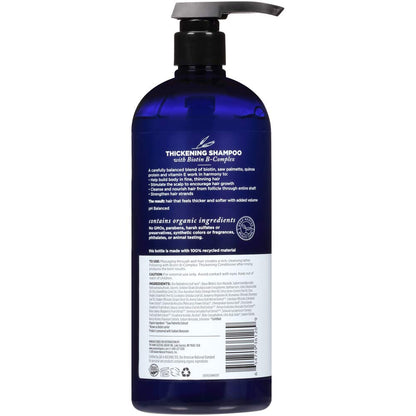 Avalon Organics Therapy Thickening Shampoo Biotin B Complex 32 Ounce
