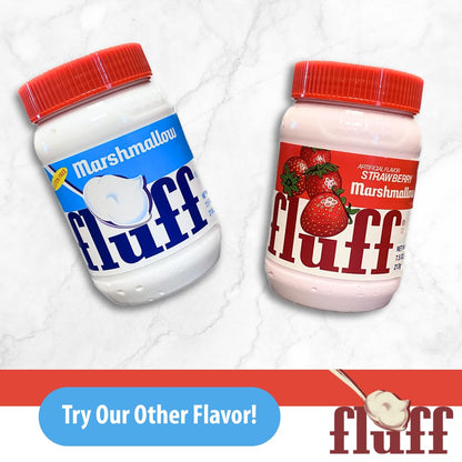 Fluff Marshmallow Spread Delicious Strawberry Flavor 7.5oz