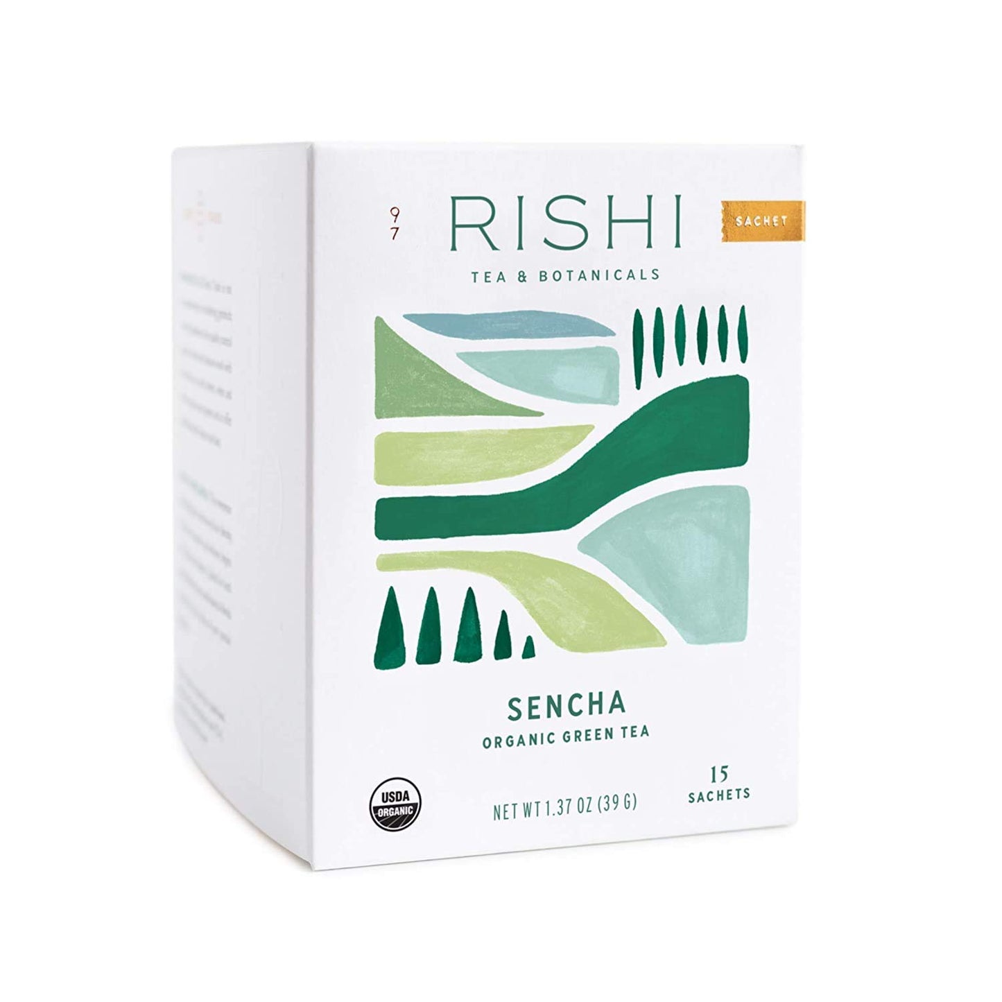 Rishi Tea & Botanicals Sencha Organic Green Tea, 15 sachets (Pack of 2) Rishi Tea & Botanicals