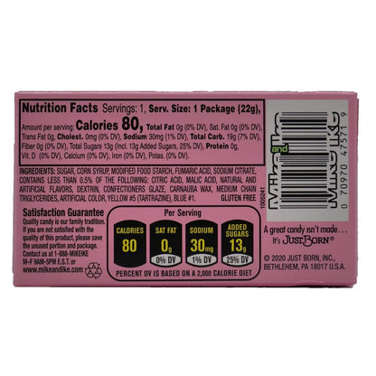 Mike and Ike Sour Watermelon Chewy Candies 0.78 oz. Box