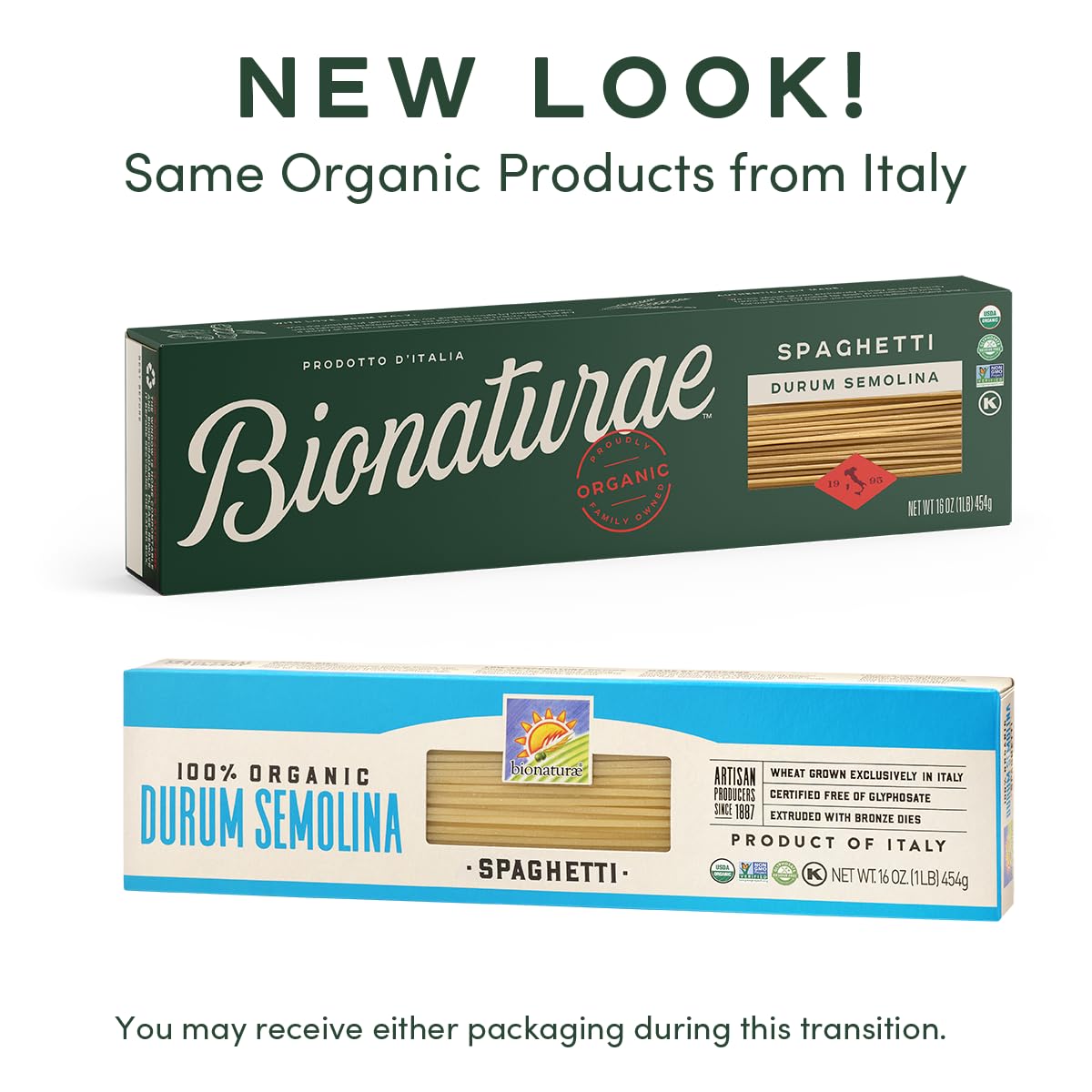 Bionaturae Organic Spaghetti Durum Semolina 16 Oz (Pack of 12)