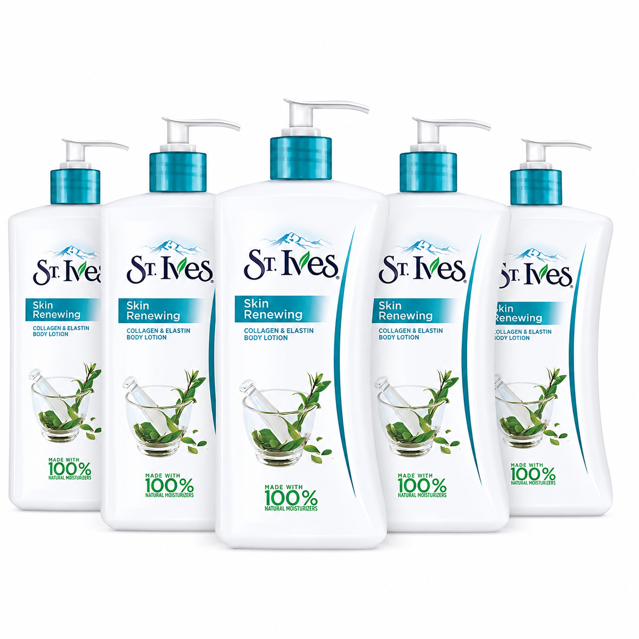 St. Ives Skin Renewing Body Lotion Collagen Elastin 21 oz (Pack of 5)