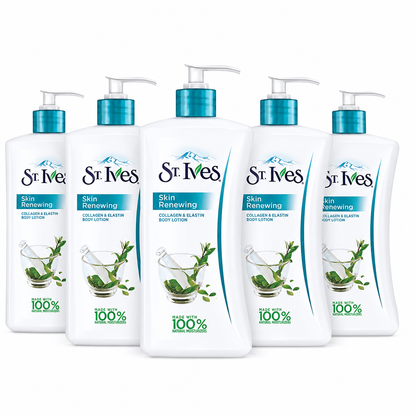 St. Ives Skin Renewing Body Lotion Collagen Elastin 21 oz (Pack of 5)