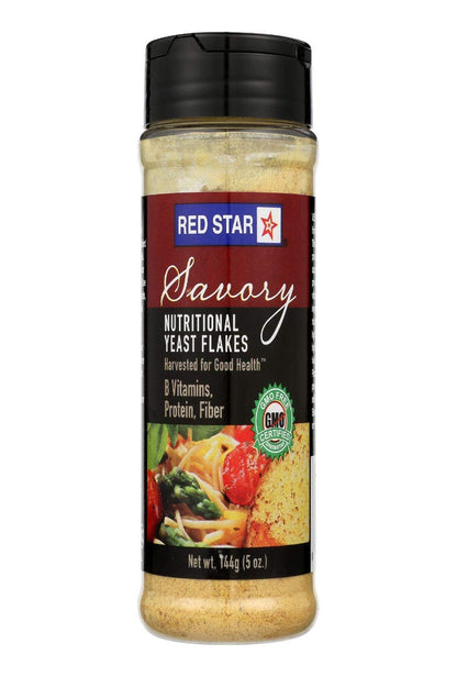 Red Star Nutritional Yeast Flakes Shaker Jar, 5 oz Red Star