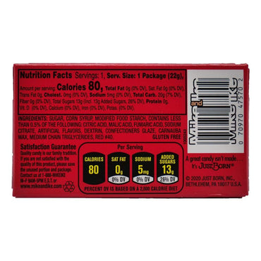 Mike and Ike Cherry Chewy Candies 0.78 oz Box (Pack of 24)
