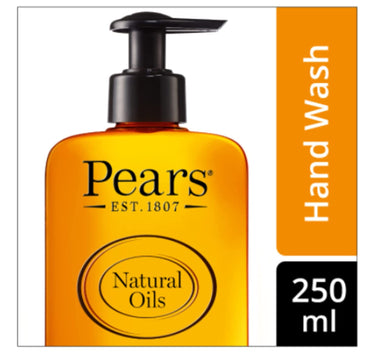 Pears Pure & Gentle Hand Wash with Natural Oils Liquid Moisturizing 250 ML (Pack of 2) for Dry Hands