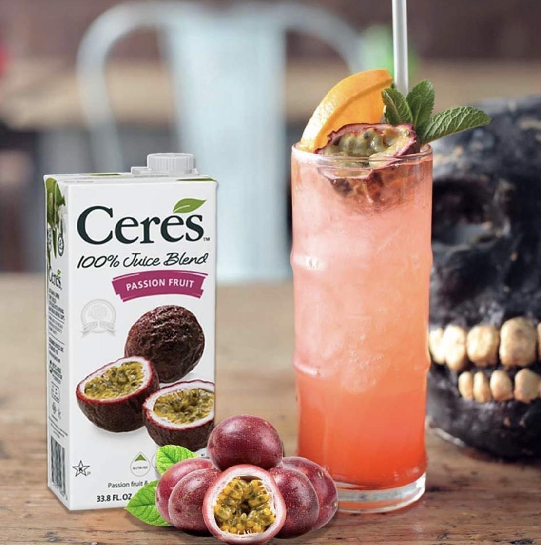 Ceres 100 All Passion Fruit Ceres 100% All Natural Pure Fruit Juice Blend 33.8 FL OZ