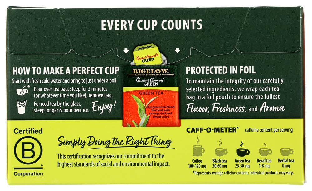Bigelow Constant Comment Green Tea Bags 20 ct