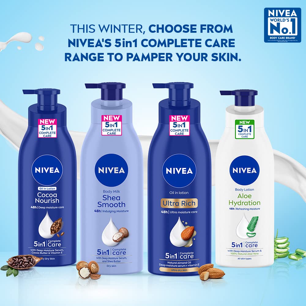 NIVEA Nourishing Body Milk Lotion for Very Dry Skin 400ml