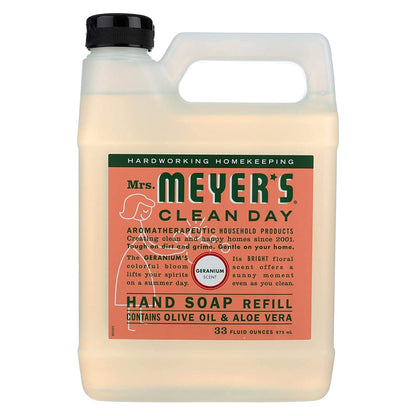 Mrs. Meyer's Clean Day Mrs. Meyers Liquid Hand Soap Refill Liquid 33 oz Mrs. Meyer's Clean Day