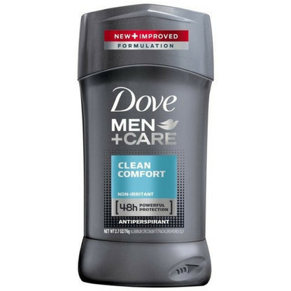 Dove Men+Care Antiperspirant Deodorant Stick Clean Comfort 2.7 oz (Pack of 5) Dove Men+Care