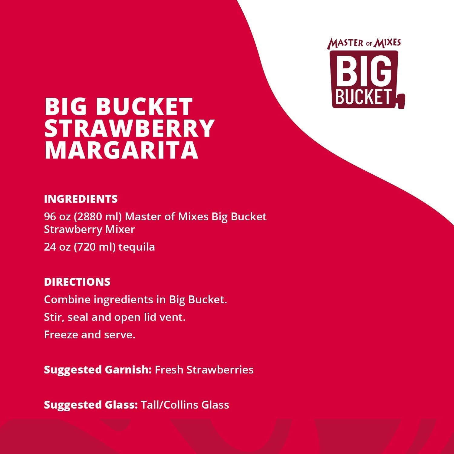 American Beverage Marketers Margarita Mix Strawberry 96 Ounce