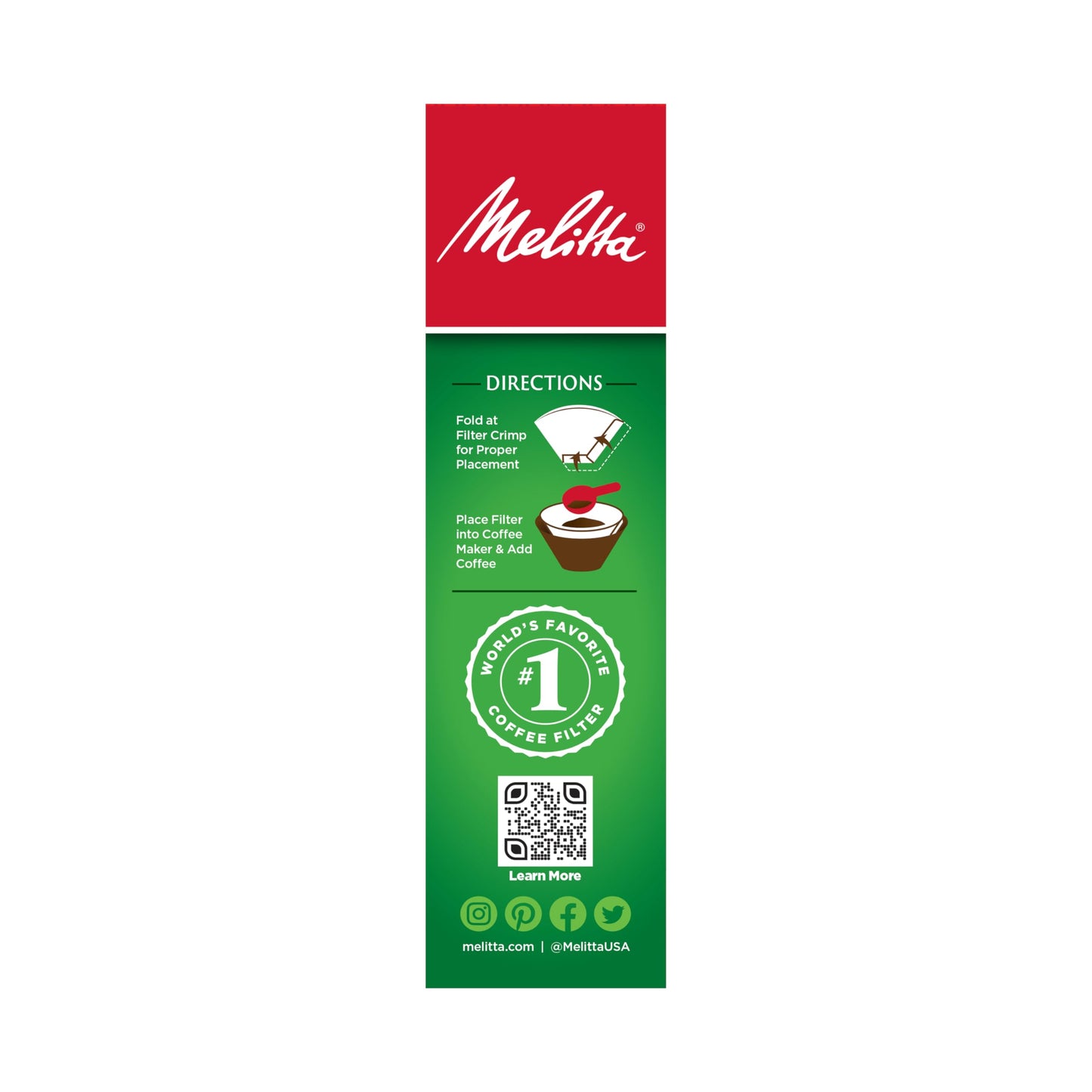 Melitta 4 Cone Melitta #4 Cone Coffee Filters White 600 Total 100 Count