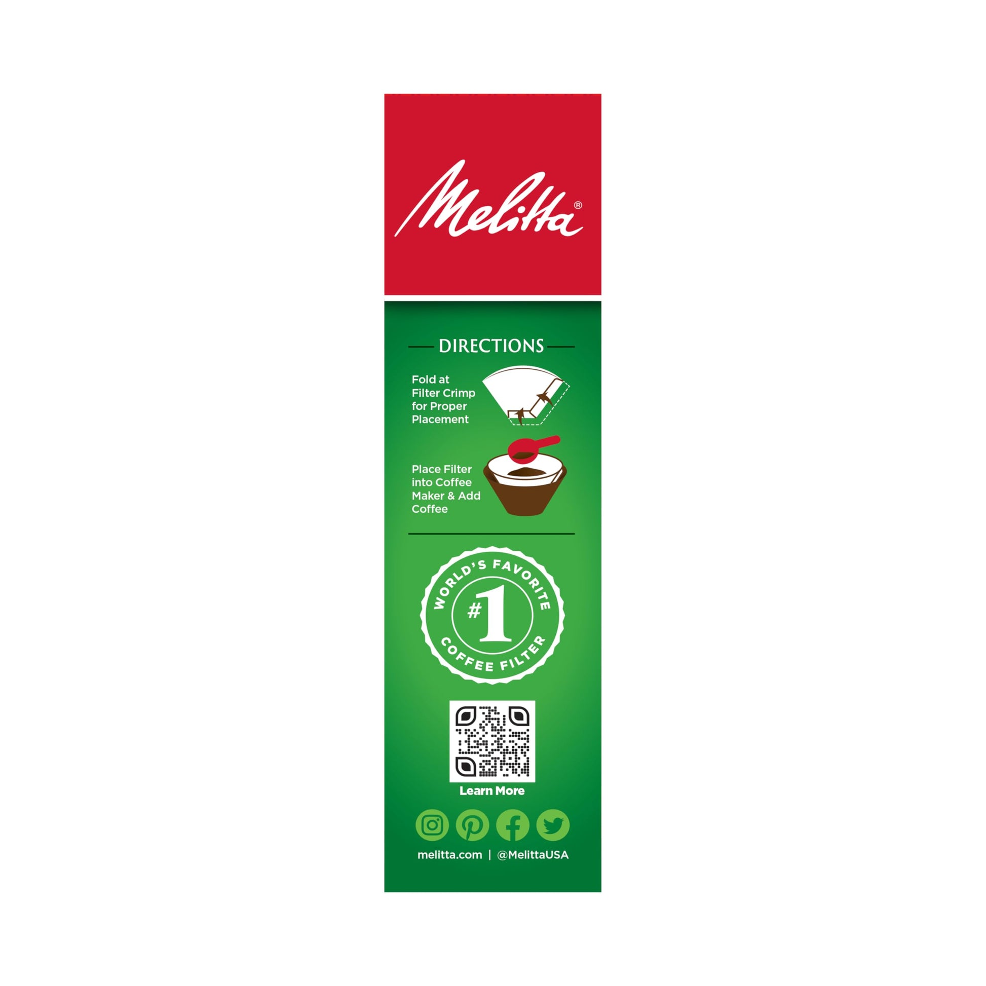Melitta 4 Cone Melitta #4 Cone Coffee Filters White 600 Total 100 Count