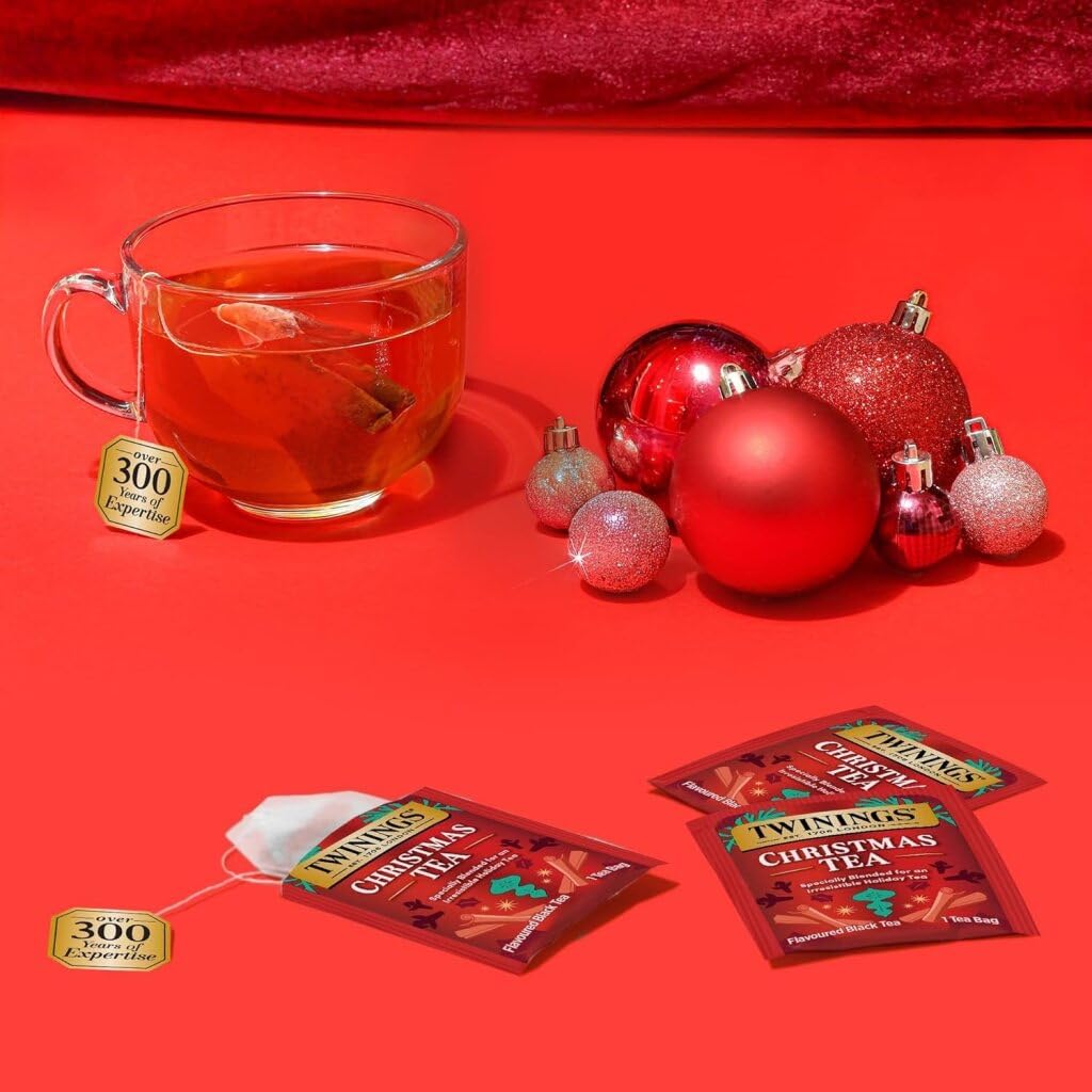 Twinings Christmas Tea Black Tea Spicy Clove and Cinnamon 20 Tea Bags (Pack of 2)