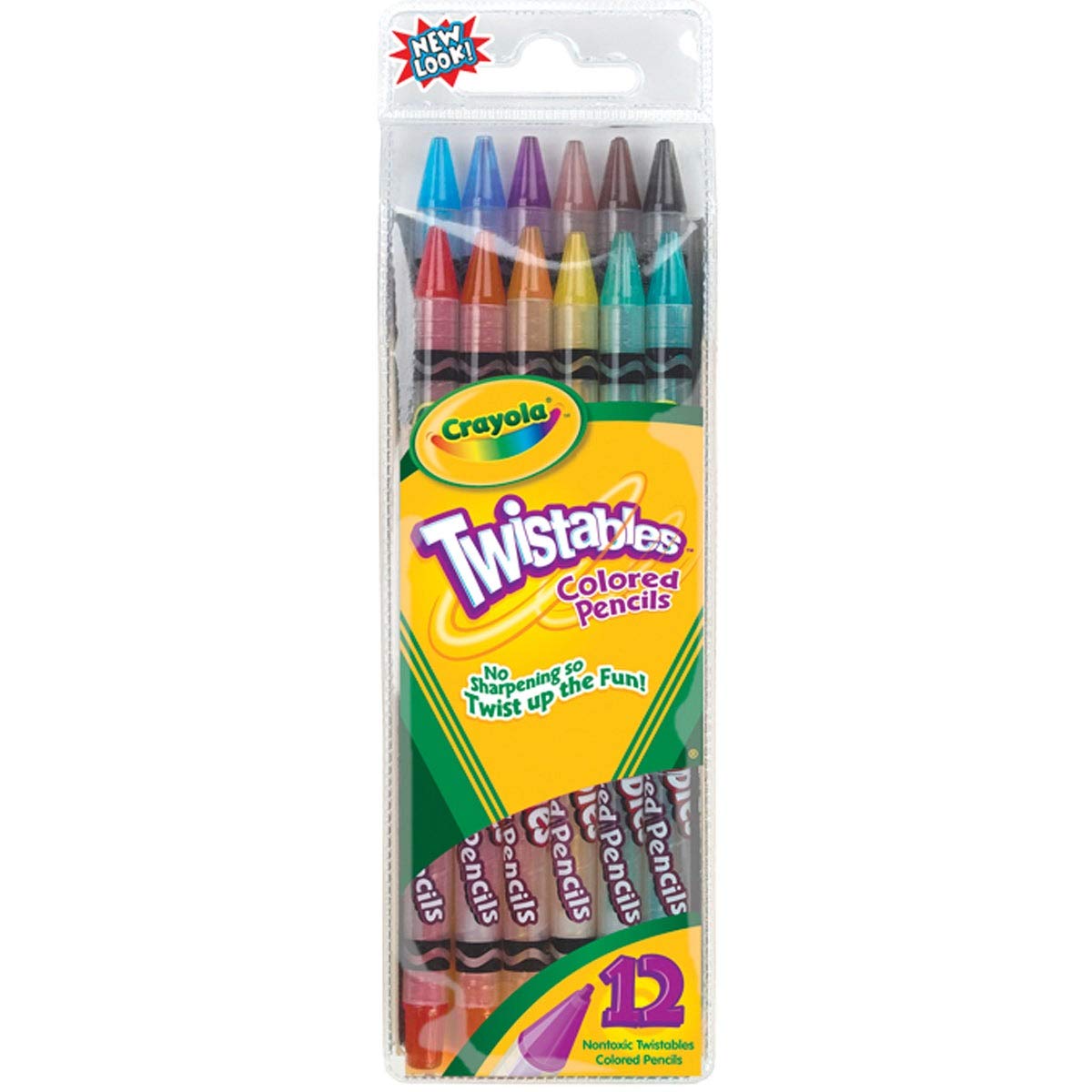 Crayola 071662574086 Twistables Pencils Assorted Colors 12 Ea (Pack of 3)